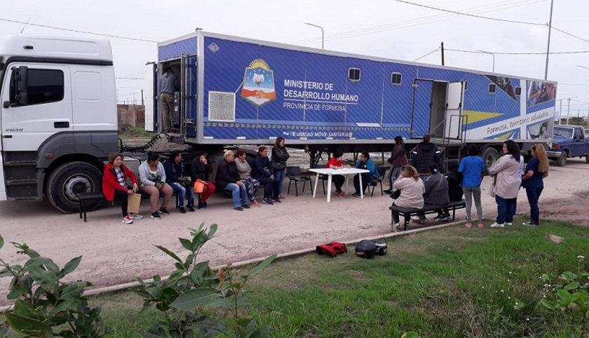 El camión sanitario móvil realizó medio centenar de mamografías en La Nueva Formosa
