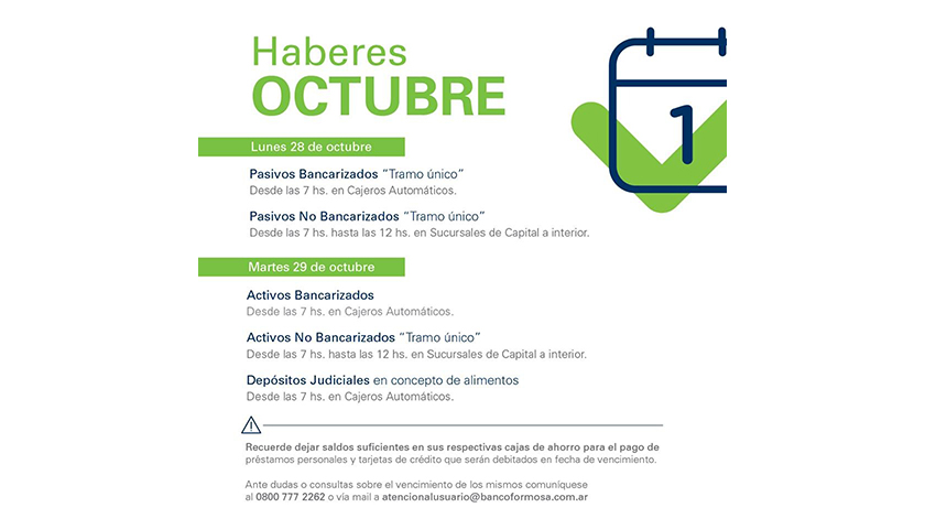 Pago de haberes