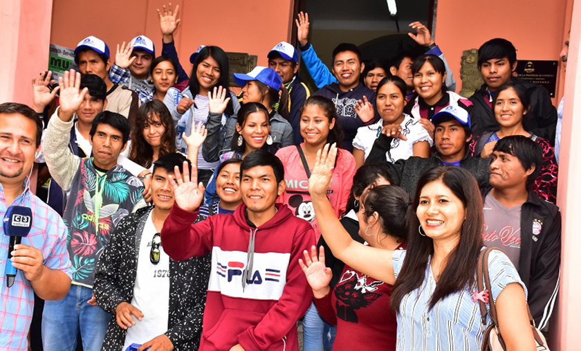 Alumnos de María Cristina visitaron por primera vez la ciudad capital