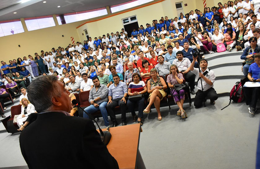 Estudiantes de Salud recorrieron instalaciones del Hospital Interdistrital Evita