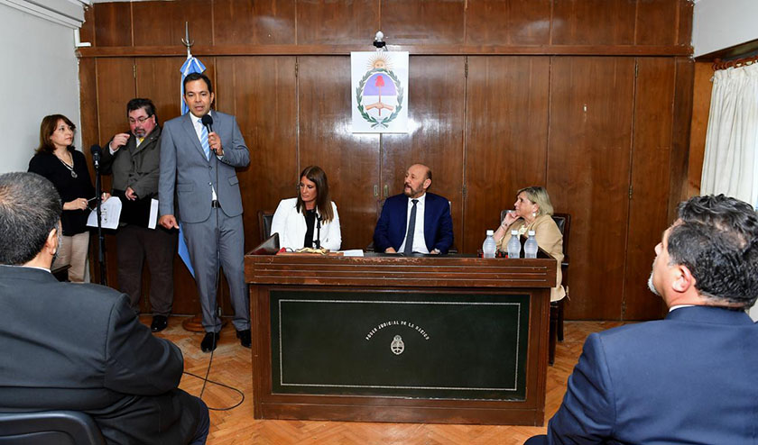 Insfrán asistió a la jura y posesión del cargo del Juez Federal Nº1