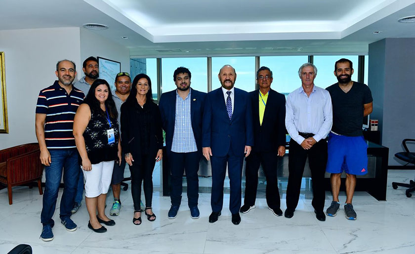 La dirigencia del triatlón agradeció al gobernador Insfrán