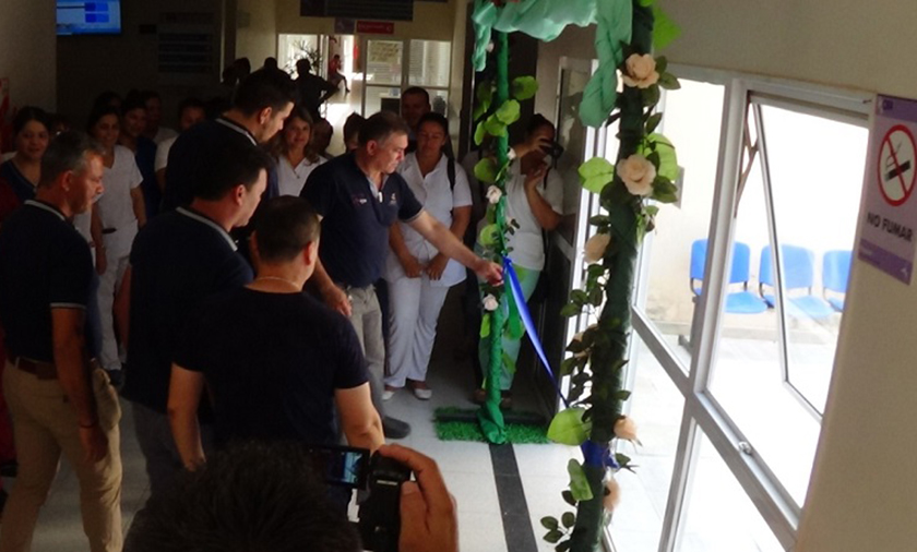 Inauguran patios saludables para pacientes y familiares del hospital de Clorinda