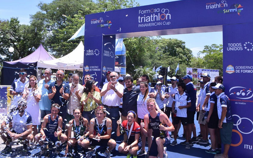 La copa Panamericana de Triatlón pasó con rotundo éxito por Formosa