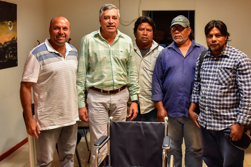 Originarios de San Miguel se reunieron con Décima y agradecieron la fuerte presencia de salud en el oeste