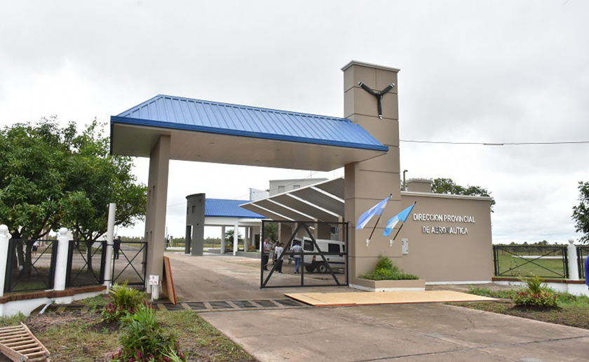 Insfrán presidió importante obra en Dirección de Aeronáutica Provincial “Rodolfo ‘Rolo’ Ávila”