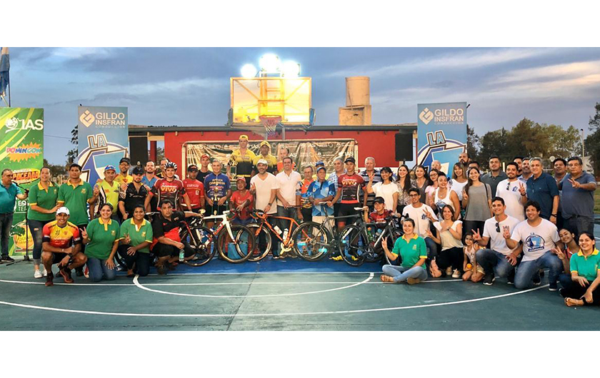 Exitosa competencia internacional de ciclismo, organizado por el IAS