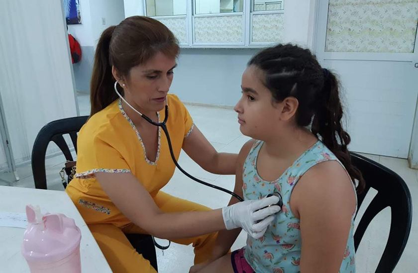 Controles de salud en las colonias de vacaciones