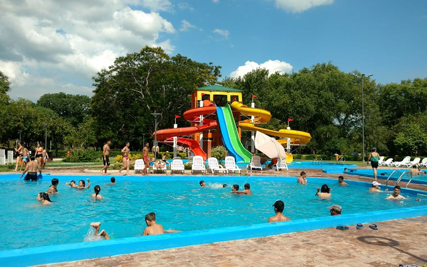 El parque acuático tuvo un récord de ingreso de cinco mil personas
