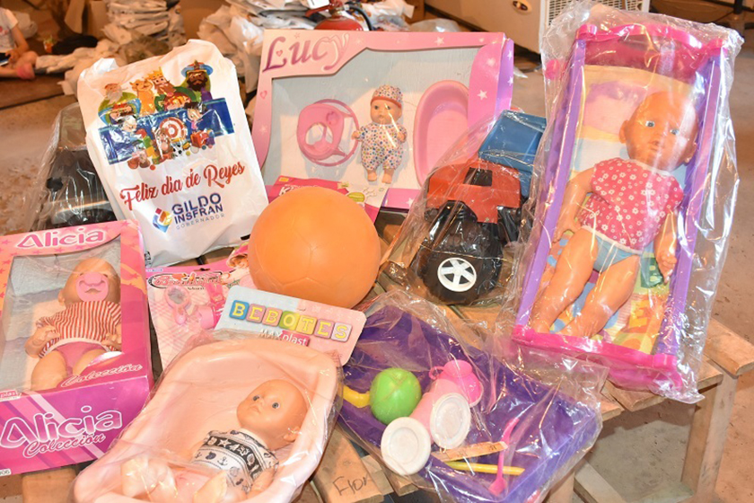 Niños y niñas de toda la provincia recibirán juguetes en su día