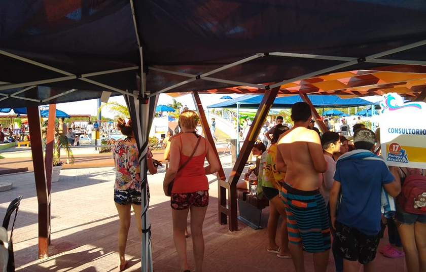 Continúan las atenciones de salud en el ParqueAcuático y anticipan tareas para el inicio de las colonias
