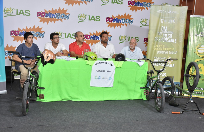 Presentación del 4° Street JAM de BMX en Formosa