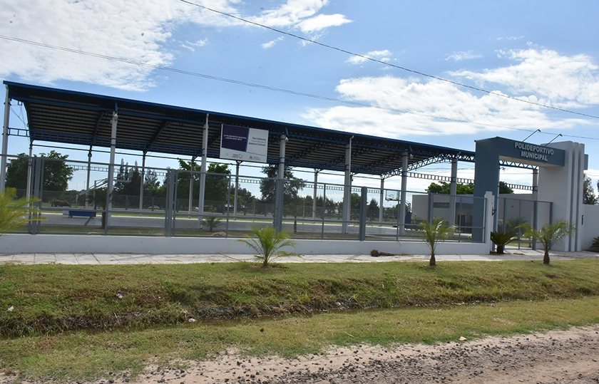 Laguna NaickNeck: Concluyó la obra del Polideportivo Municipal