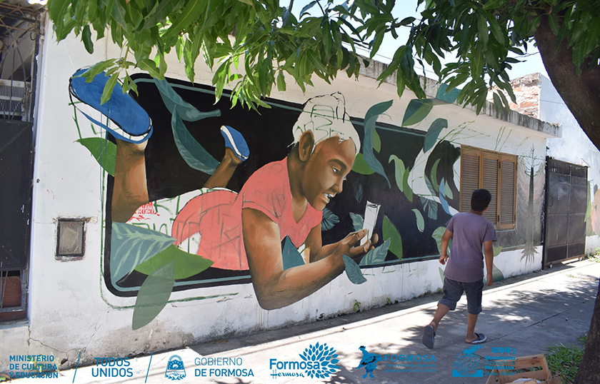 Culminó el encuentro internacional con 60 murales que embellecen Formosa y Herradura