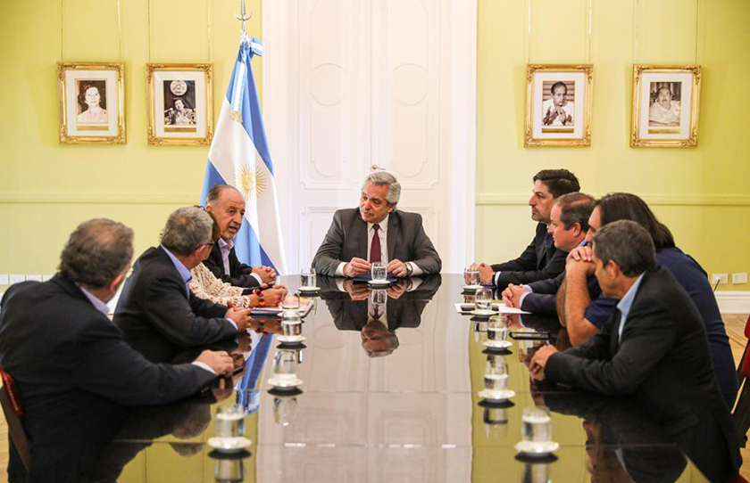 El Presidente se reunió con representantes sindicales de la educación