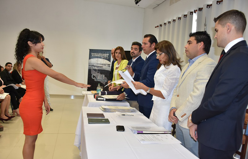 Juraron nuevos abogados en el Consejo de la Abogacía