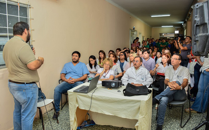 Coronavirus: refuerzan la capacitación para el personal de salud en hospitales de referencia provincial
