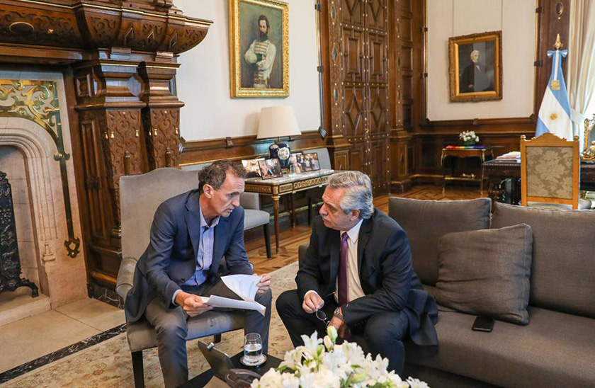 Obras para municipios de todo el país: El presidente Alberto Fernández recibió al ministro Gabriel Katopodis