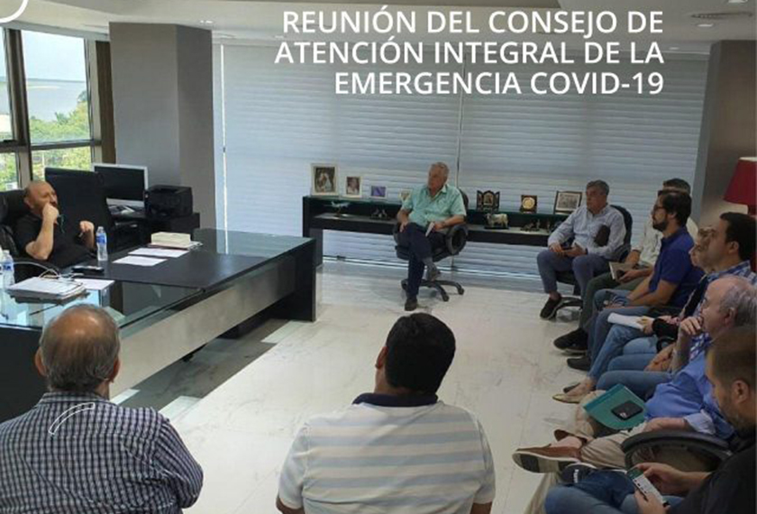 Nueva reunión del Consejo Integral de Atención de la Emergencia COVID 19 presidió Insfrán