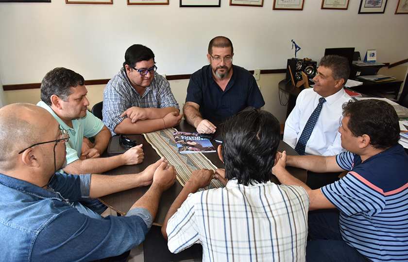 Reunión organizativa de festejos por el aniversario de la fundación de Formosa