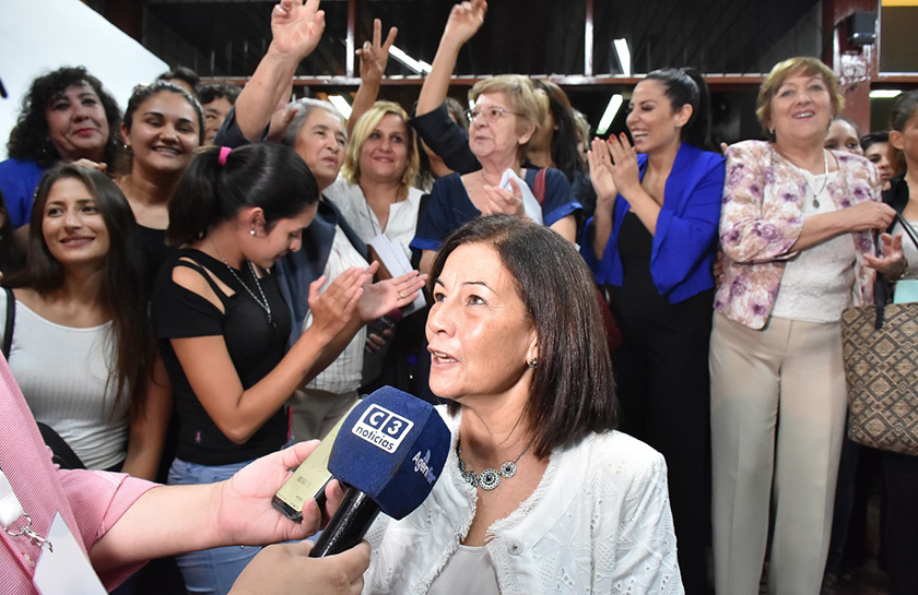 Batista: “Todas las mujeres somos dueñas de esta conquista”