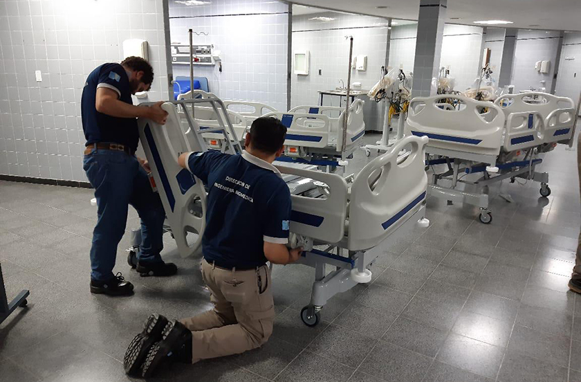 Continúan sumando puestos de terapia intensiva para eventuales casos de coronavirus