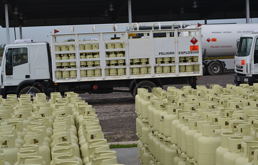 Gas envasado: se garantiza la venta en las plantas y el Mercado Fruthortícola