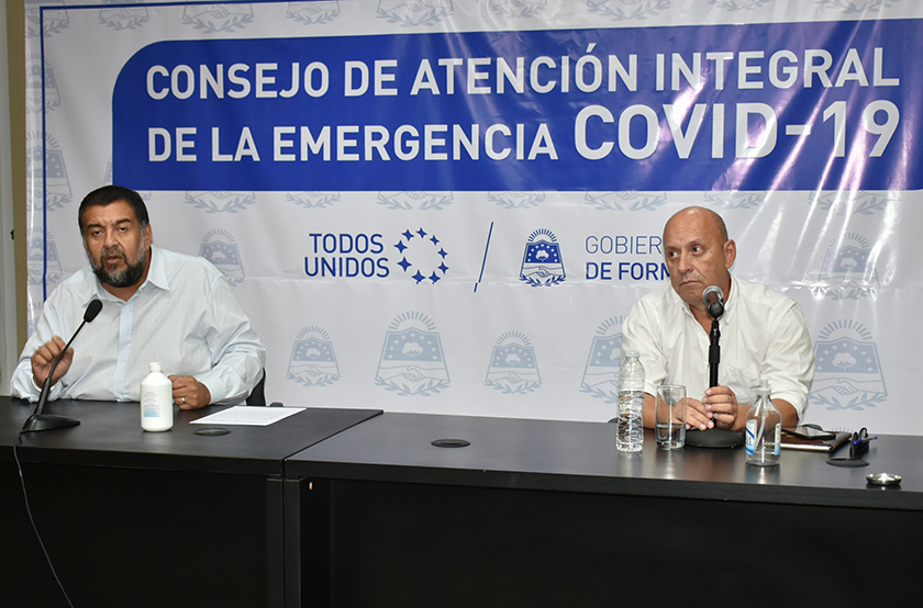 Insfrán presidió otra del reunión del Consejo de Atención Integral de la Emergencia