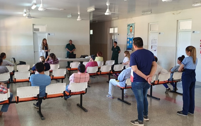 Continúan reforzando los conocimientos del personal de saluden capital e interior