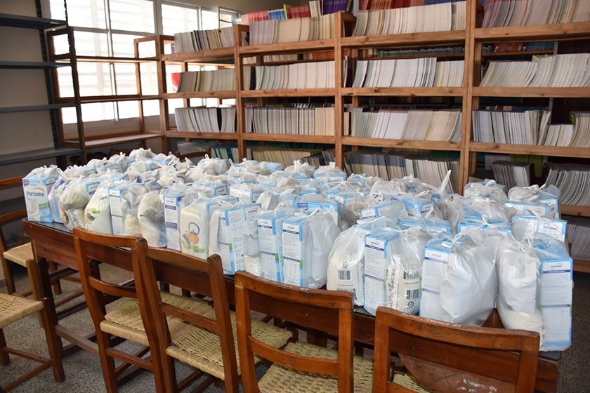 EPET N° 1 reparte su copa de leche a las familias que más lo necesitan