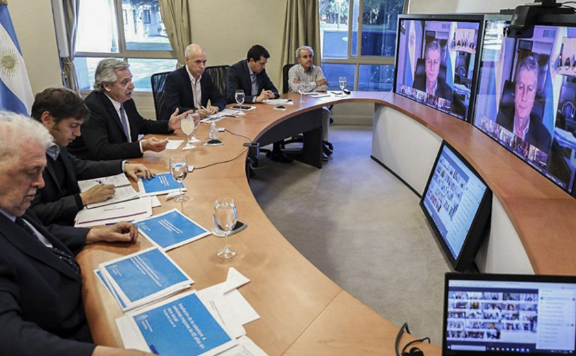 Alberto Fernández y los gobernadores quieren extender la cuarentena