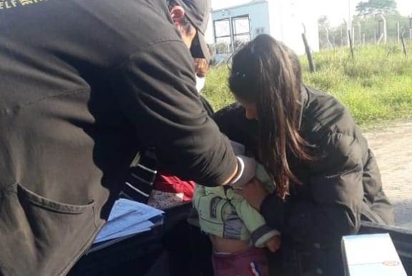 Nuevo operativo domiciliario de vacunación en Palo Santo