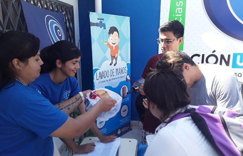 Casa del Estudiante: 170 universitarios del interior reciben el almuerzo gratuito