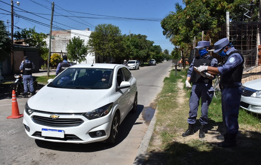 COVID-19: Importante trabajo de control despliega la Policía Provincial en el territorio