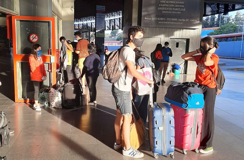 Llegará este sábado un micro con estudiantes universitarios proveniente de Córdoba