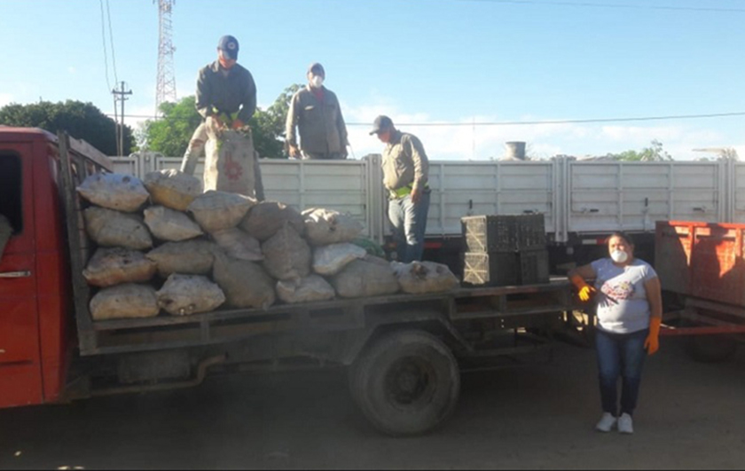 Productores de Riacho He Hé y Laguna Naineck continúan trabajando para proveer al Programa Nutrir