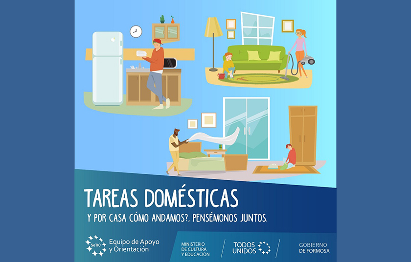 SeTIC: Una encuesta sobre las tareas domésticas en la cuarentena