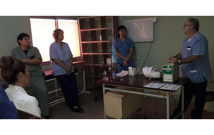 Laboratorios de la Red Provincial reciben continuas capacitaciones para el manejo seguro de pacientes COVID 19
