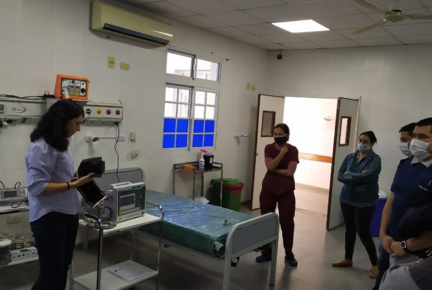 Pirané: Suman equipamiento médico para tratar eventuales casos de COVID 19