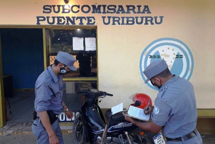 Dos sujetos fueron aprehendidos por violar el DNU y portar un arma de fuego sin las documentaciones