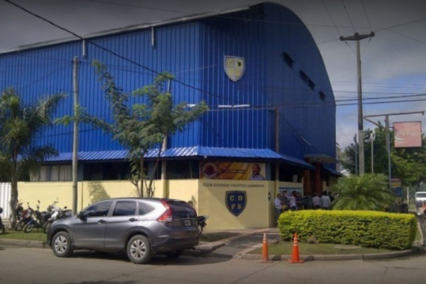 El club Sarmiento puso a disposición de la Provincia sus instalaciones