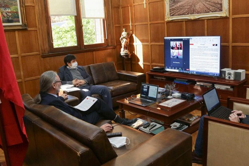 Basterra se reunió con el embajador de la República Popular China