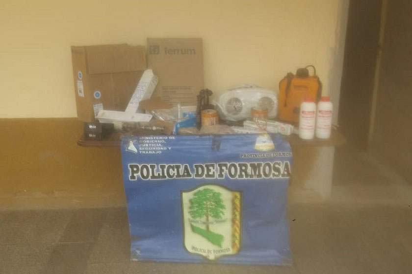La Policía recuperó bienes sustraídos de la Liga Piranense de Futbol y retuvo a un menor