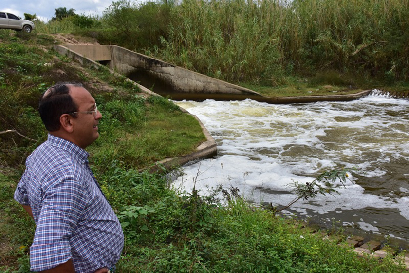 Buen funcionamiento de obras hídricas permite a Naineck abastecer al casco céntrico y sus colonias