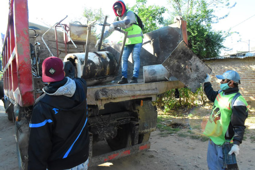 El operativo conjunto contra el dengue benefició a los vecinos del barrio Guadalupe