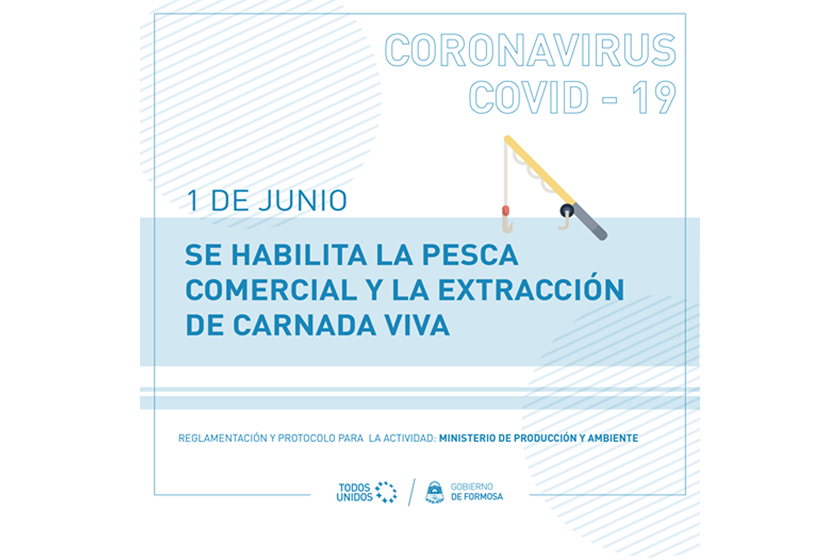 Se habilitó la pesca comercial y extracción de carnada viva