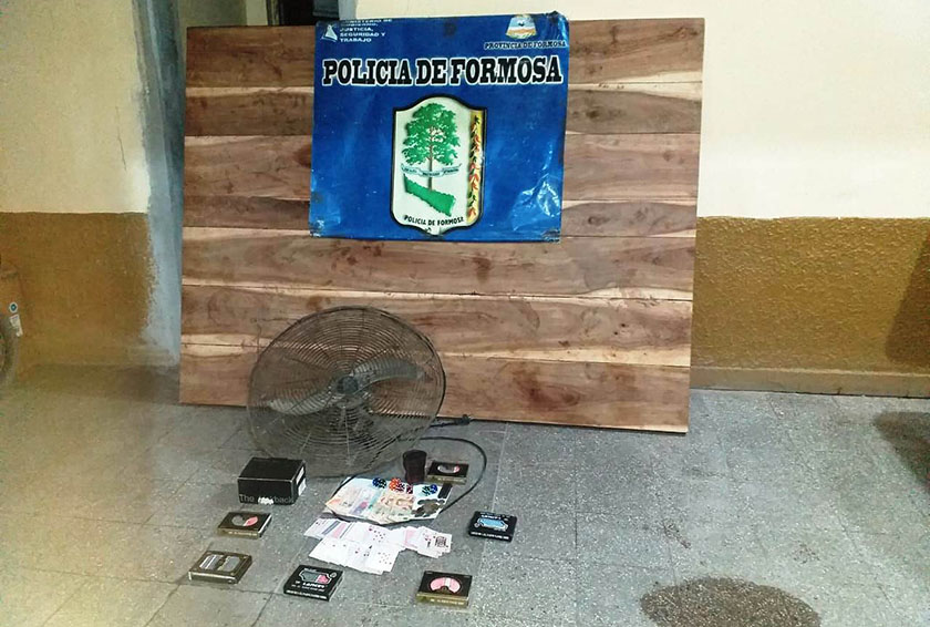 Desbaratan sala de juegos clandestinos en Pirané