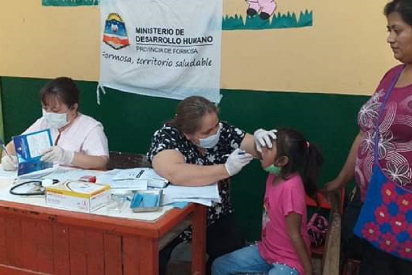 Oeste provincial: Cuidan la salud de niñas y niños en edad escolar