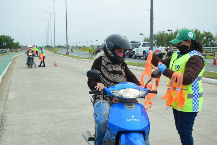 Destacada acción municipal en el Día Nacional de la Seguridad Vial