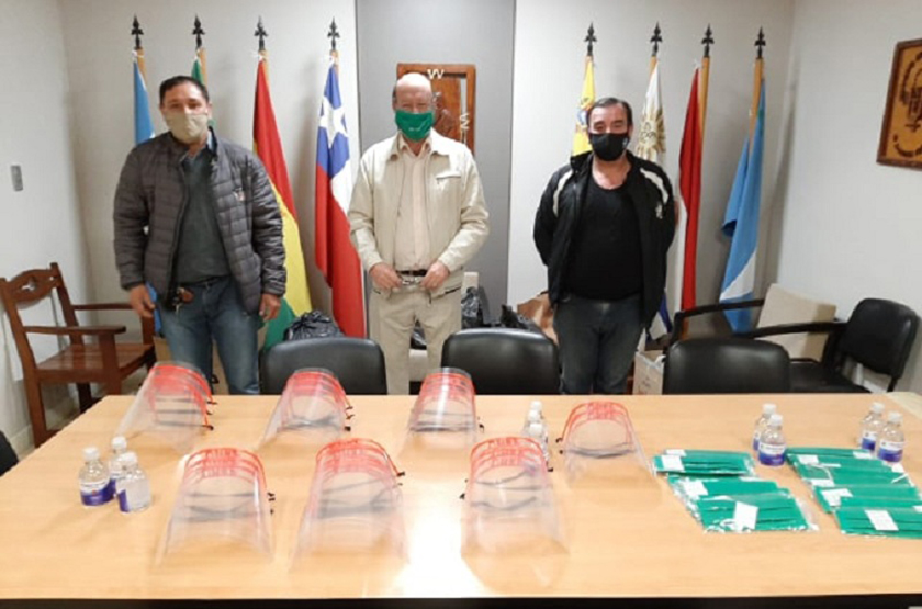 La UNaF donó elementos de bioseguridad y protección personal